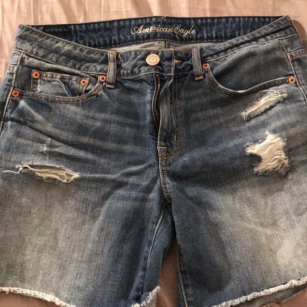 AE Denim Midi Shorts